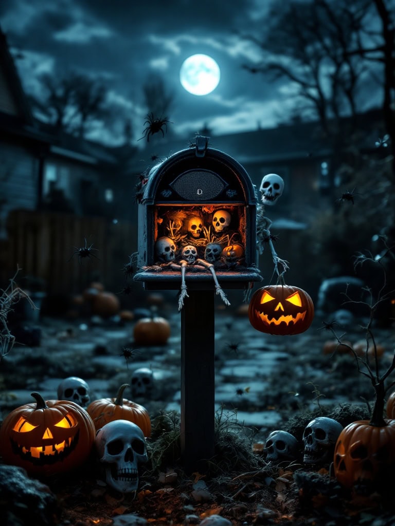 17+ Last-Minute Outdoor Halloween Decor Ideas - Spook-tacularly Simple! 33 Outdoor Halloween Decor Ideas - Teach the Mailbox to Whisper
