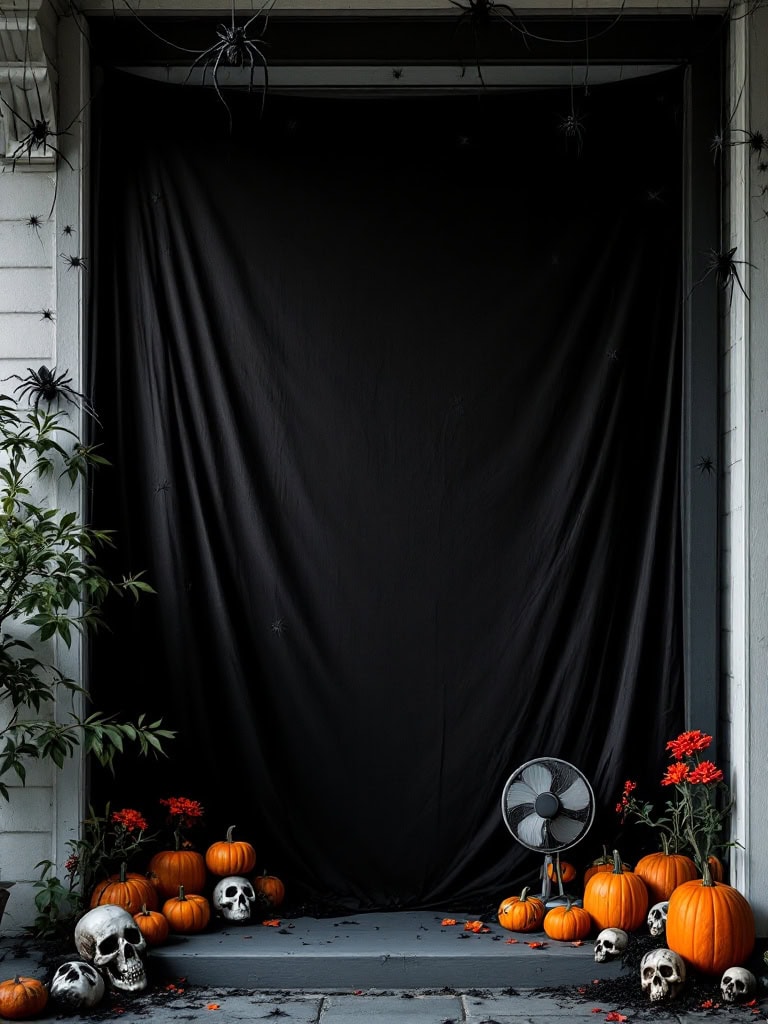 17+ Last-Minute Outdoor Halloween Decor Ideas - Spook-tacularly Simple! 35 Outdoor Halloween Decor Ideas - Frame the Darkness Itself