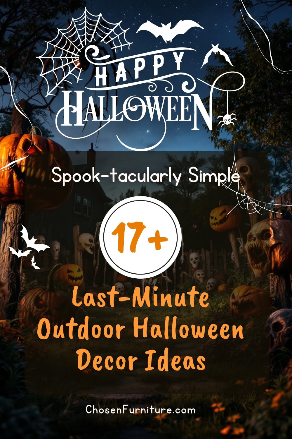 17+ Last-Minute Outdoor Halloween Decor Ideas - Spook-tacularly Simple! 12 17+ Last-Minute Outdoor Halloween Decor Ideas - Spook-tacularly Simple
