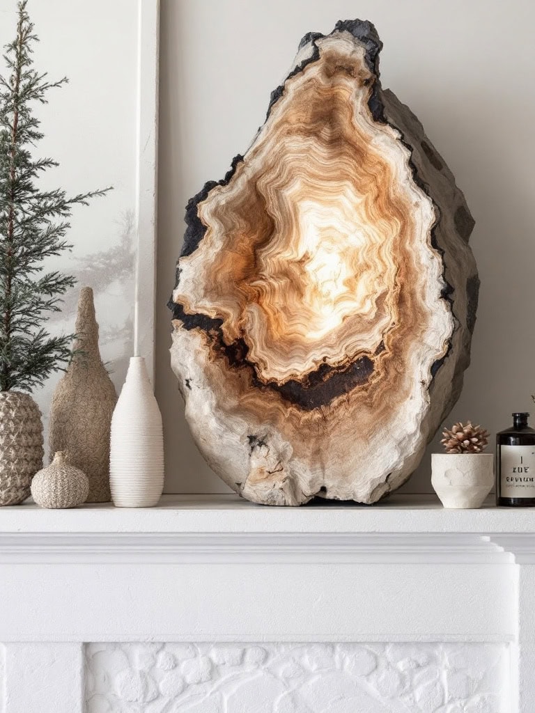 Winter Mantel Magic: 17 Stunning Scapes Sans Christmas Decor (Seriously, You'll Love This) 32 Winter Mantel Magic Christmas Decor - The Minimalist Monolith