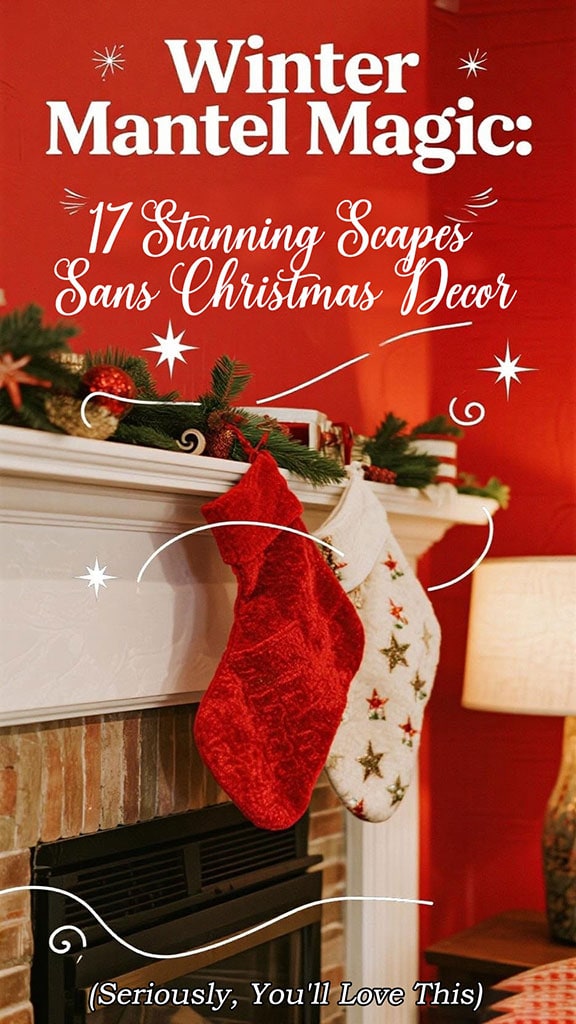 Winter Mantel Magic: 17 Stunning Scapes Sans Christmas Decor (Seriously, You'll Love This) 11 Winter Mantel Magic: 17 Stunning Scapes Sans Christmas Decor (Seriously, You'll Love This)