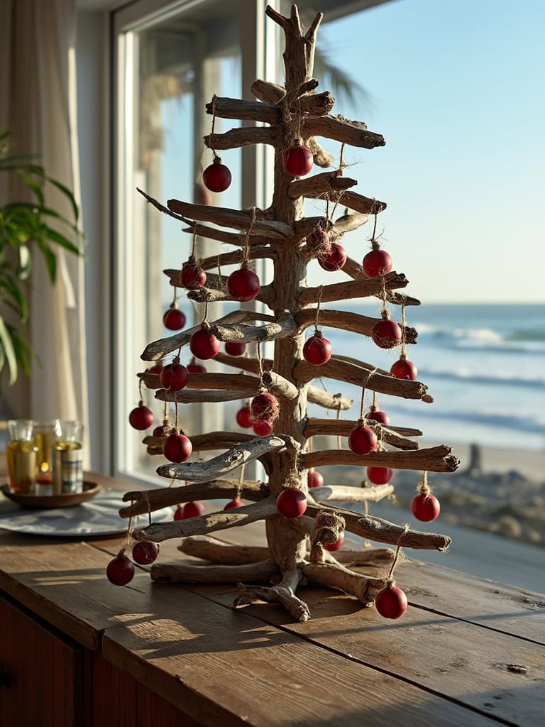 Your Beach House Christmas Tree Shouldn't Look Like a Winter Postcard (19 Real Ideas) 14 Beach House Christmas Tree Decor - Driftwood Ornaments You Can Actually Do