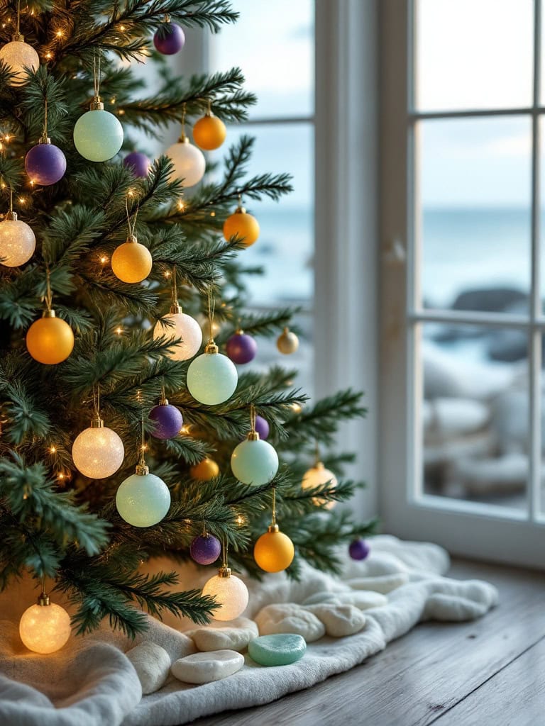 Your Beach House Christmas Tree Shouldn't Look Like a Winter Postcard (19 Real Ideas) 25 Beach House Christmas Tree Decor - White-Washed Wooden Ornaments with Soul