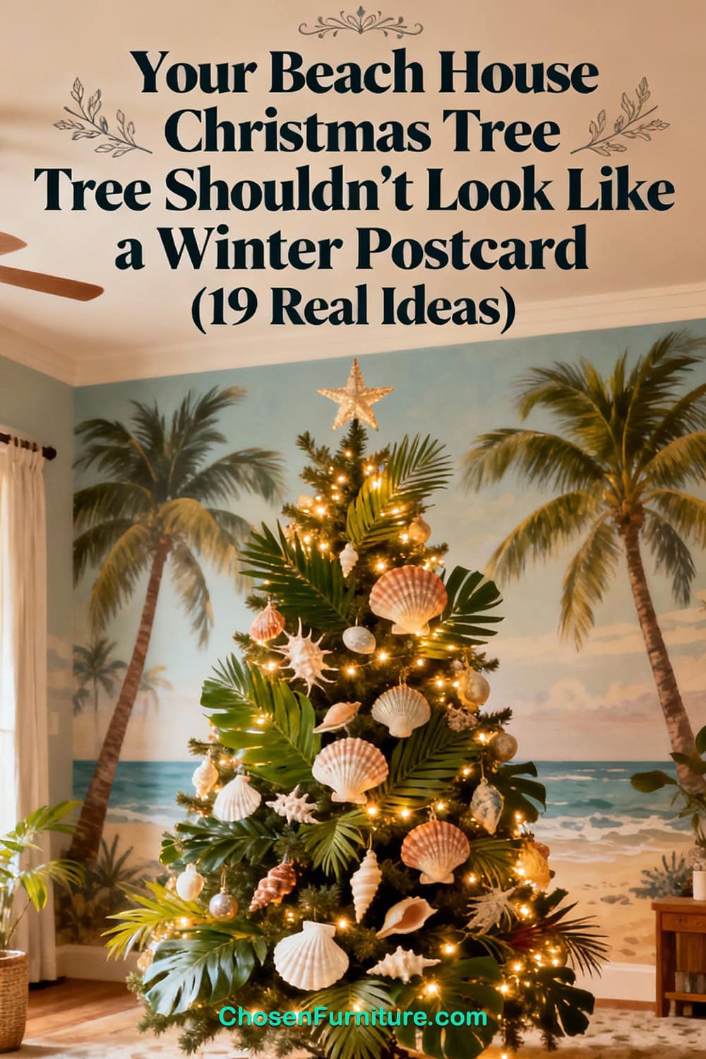 Your Beach House Christmas Tree Shouldn't Look Like a Winter Postcard (19 Real Ideas) 12 Your Beach House Christmas Tree Shouldn't Look Like a Winter Postcard (19 Real Ideas)