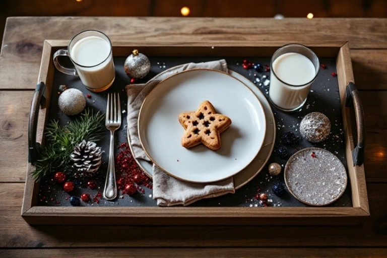 17 Easy Christmas Coffee Table Tray Decor Ideas