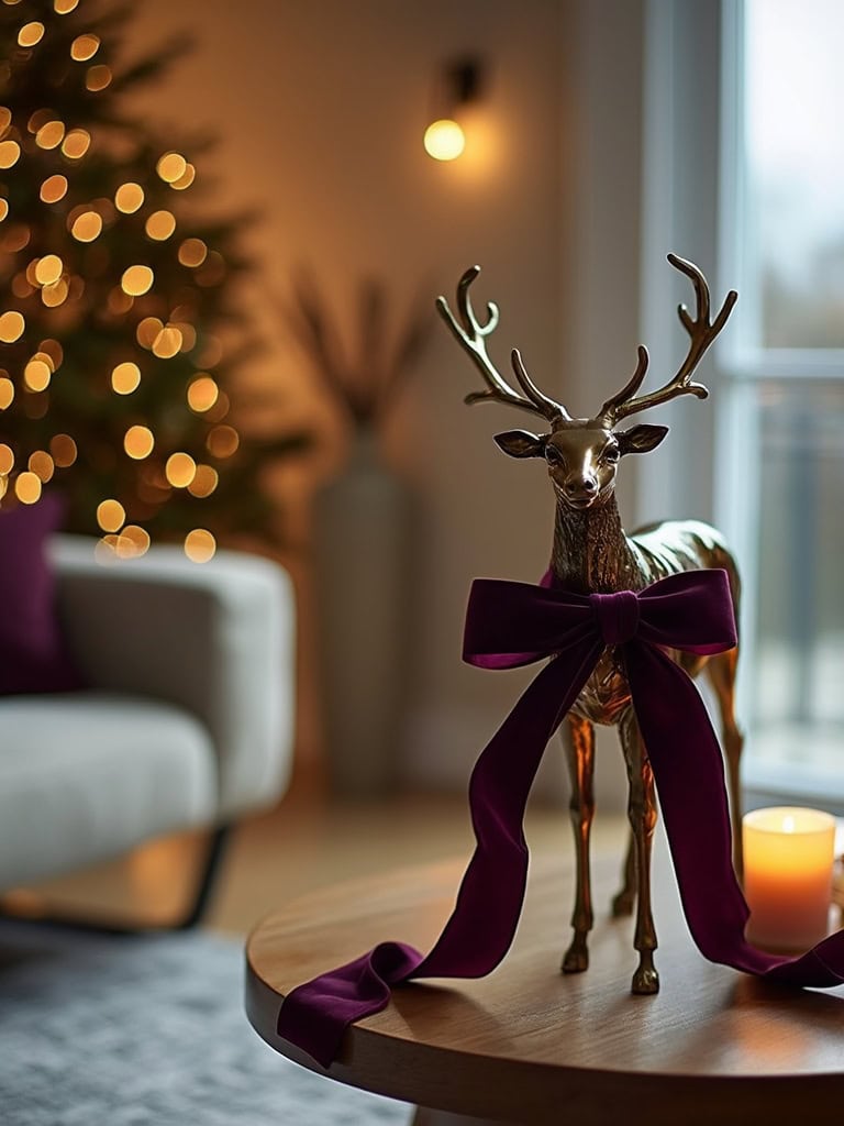 Christmas Color Trends 2025: Designer-Approved Palettes for a Luxe Holiday (Save Before They Sell Out!) 15 Christmas Color Trends 2025 - Deep Plum and Antique Brass