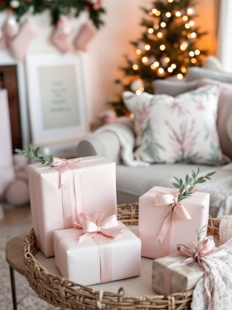 Christmas Color Trends 2025: Designer-Approved Palettes for a Luxe Holiday (Save Before They Sell Out!) 16 Christmas Color Trends 2025 - Sage and Soft Blush