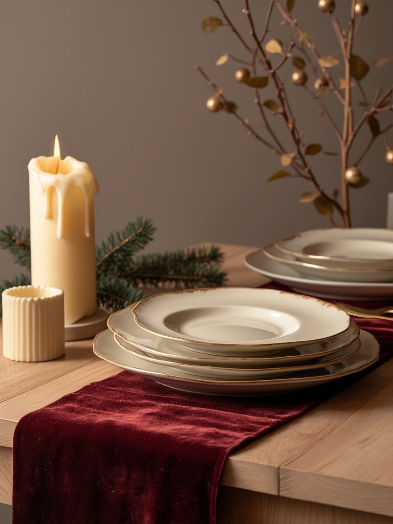 Christmas Color Trends 2025: Designer-Approved Palettes for a Luxe Holiday (Save Before They Sell Out!) 22 Christmas Color Trends 2025 - Merlot and Candlelit Cream