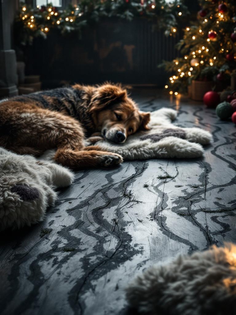 21 Effortless Moody Christmas Decor Ideas: Luxury Without the Stress 30 Moody Christmas Decor Ideas - Stopped hiding the scratched floors