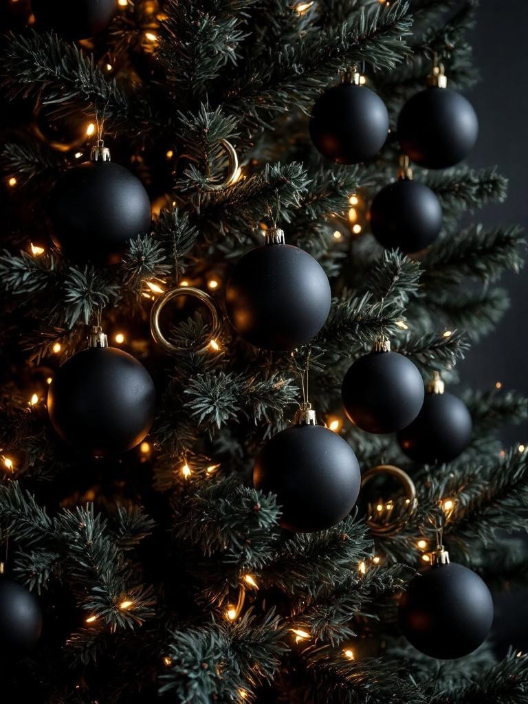 21 Effortless Moody Christmas Decor Ideas: Luxury Without the Stress 16 Moody Christmas Decor Ideas - Ditched the shiny red balls