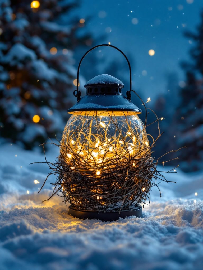 Outdoor Christmas Lantern Ideas - Twine Nest