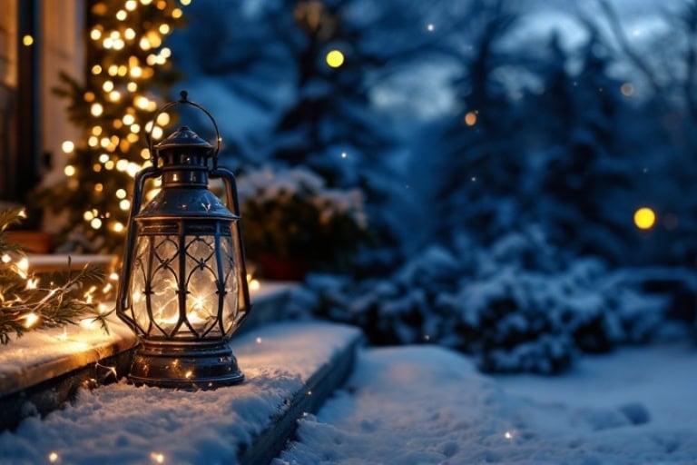 23 Magical Outdoor Christmas Lantern Ideas