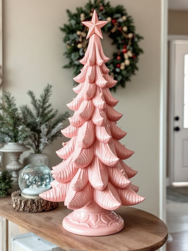 Pink Winter Home Decor Ideas - The Ceramic Tree That Will Never Leave