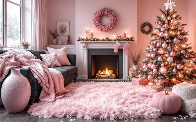 21 Pink Winter Home Decor Ideas