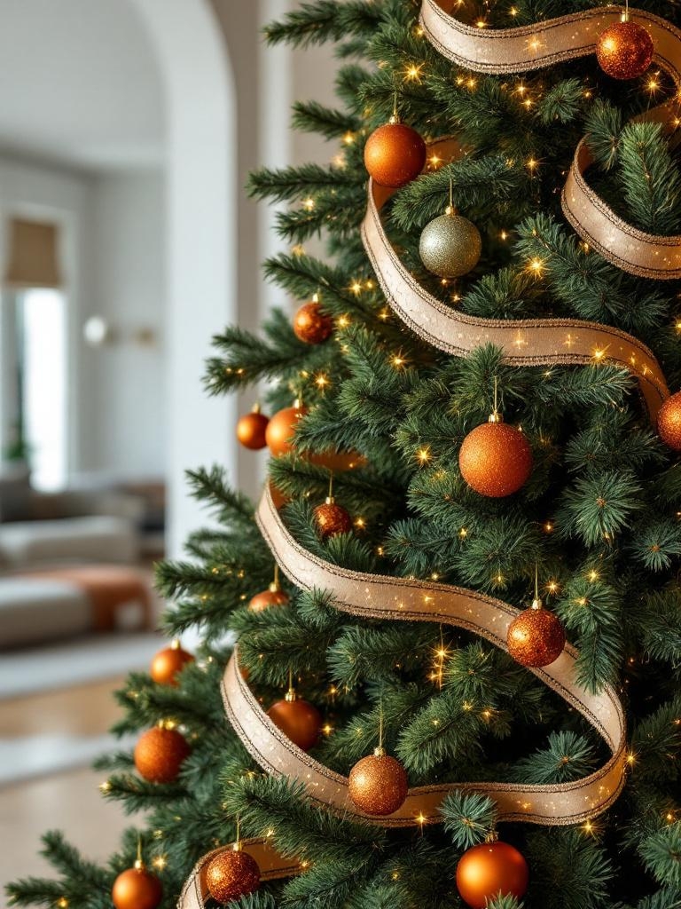 21 Ralph Lauren Christmas Tree Decor Ideas for a Luxe Holiday 35 Ralph Lauren Christmas Tree Decor - Saddle Stitch Ribbon