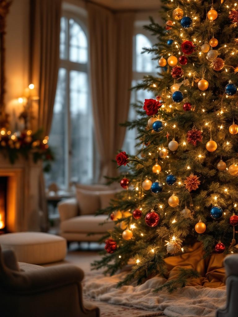21 Ralph Lauren Christmas Tree Decor Ideas for a Luxe Holiday 43 Ralph Lauren Christmas Tree Decor - The Final Touch: Red Rose