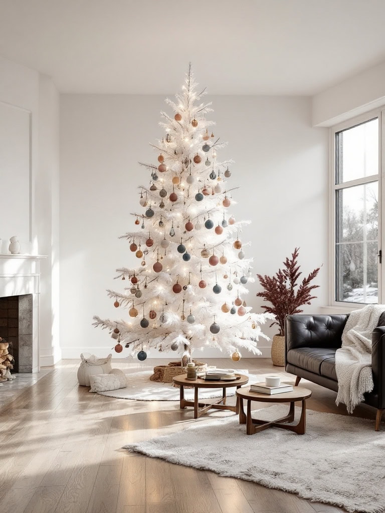 white christmas tree decor ideas 10