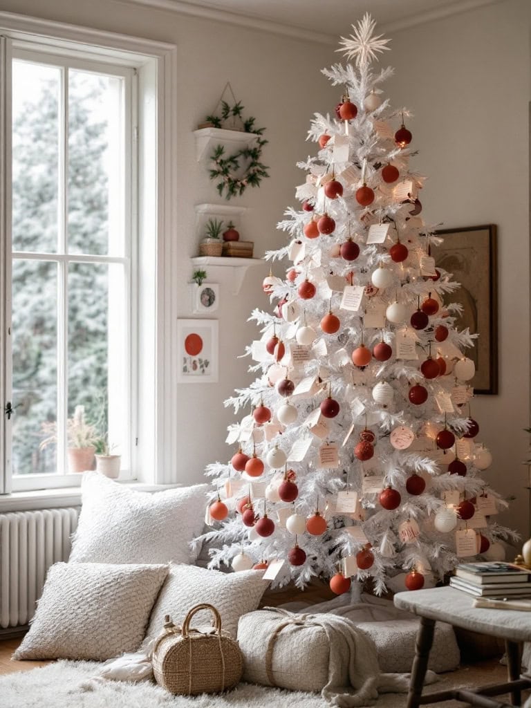 White Christmas Tree Decor Ideas - Quince and Quill