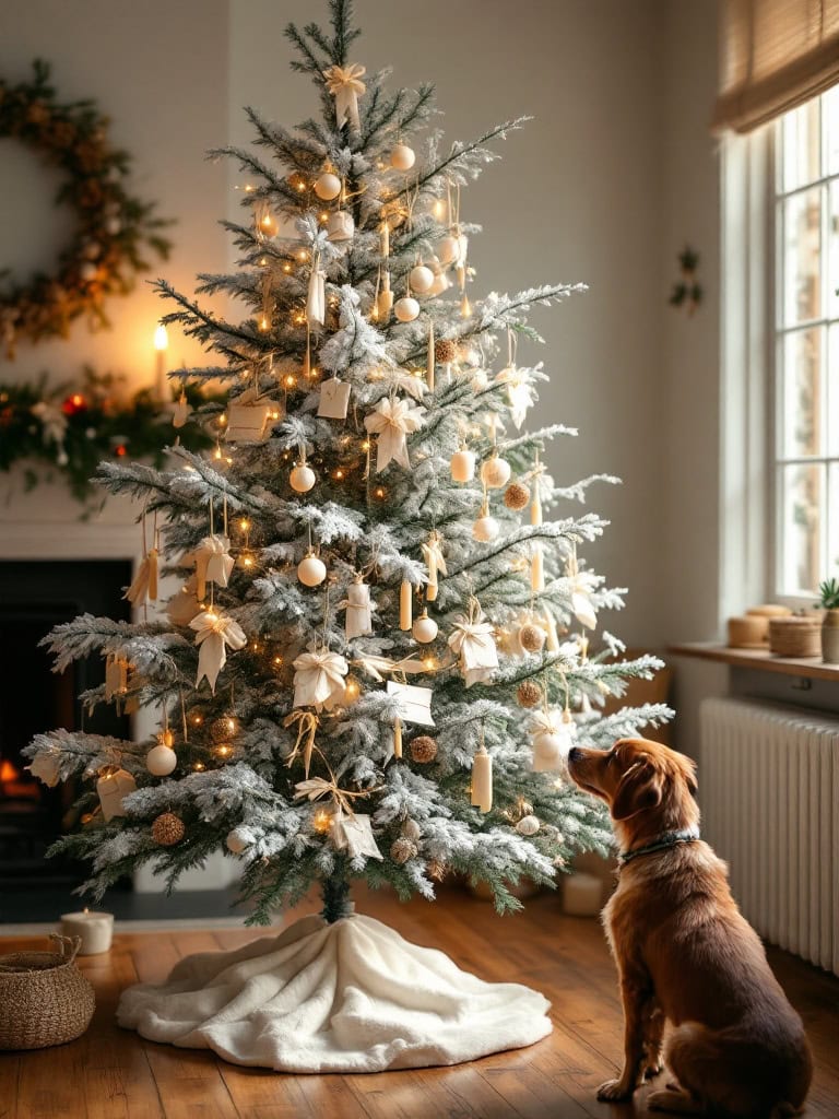 White Christmas Tree Decor Ideas - Beeswax and Breadcrumbs
