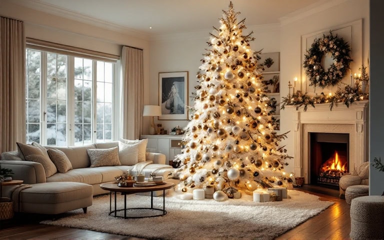 19 Stunning White Christmas Tree Decor Ideas