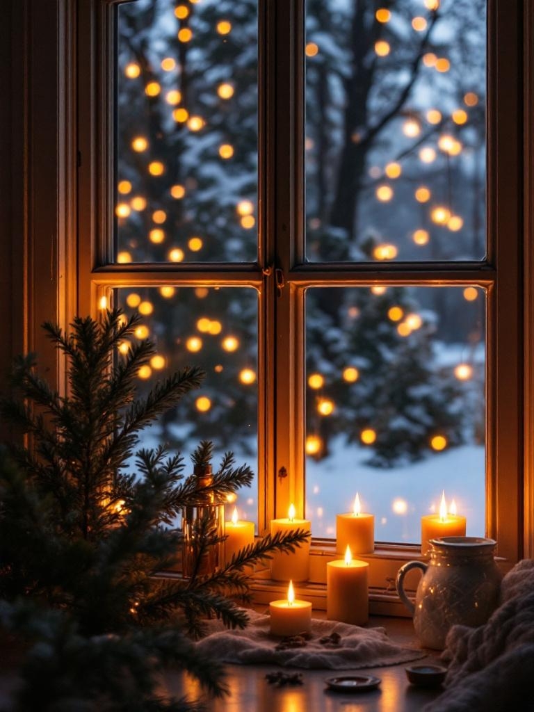 Dot Your Windows with Battery Candles