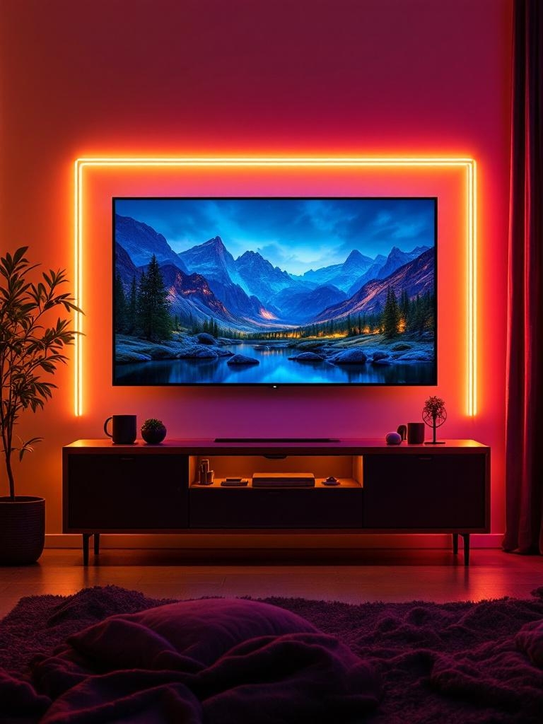 Back-Light Your TV to Reduce Eye Strain