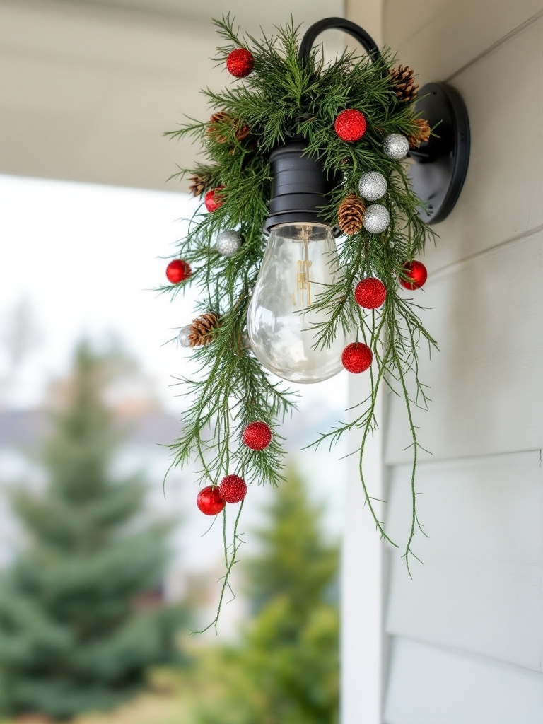 19 Dollar Tree Christmas Decor Hacks Under $1 (You'll Want ALL 19!) 32 Christmas Village Decor Ideas Porch Light Pine Garland
