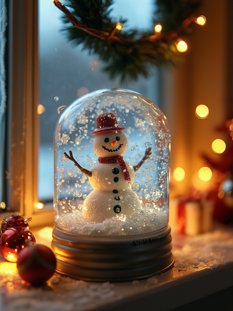 19 Dollar Tree Christmas Decor Hacks Under $1 (You'll Want ALL 19!) 14 Christmas Village Decor Ideas Snow Globes From Jar Lids
