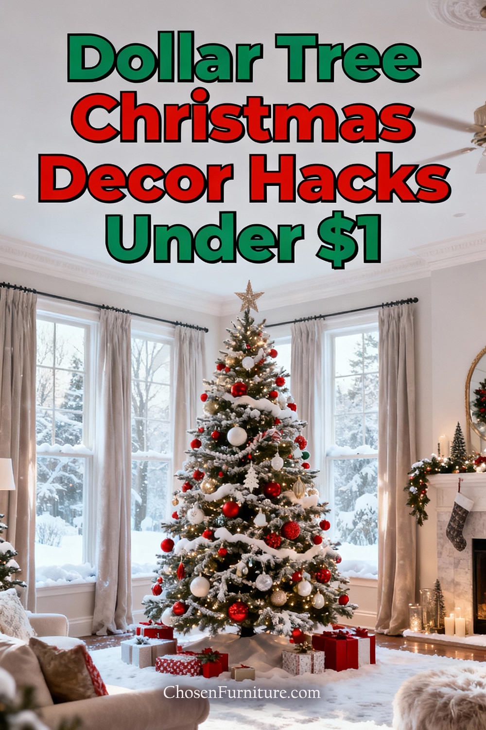 19 Dollar Tree Christmas Decor Hacks Under $1 (You'll Want ALL 19!) 8 19 Dollar Tree Christmas Decor Hacks Under $1