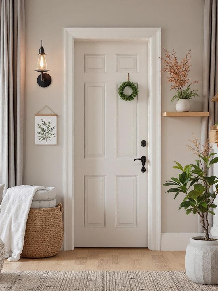 14 Smart Storage Solutions for a Tidy Winter Living Room 24 Floating Shelf Ledges Above the Door