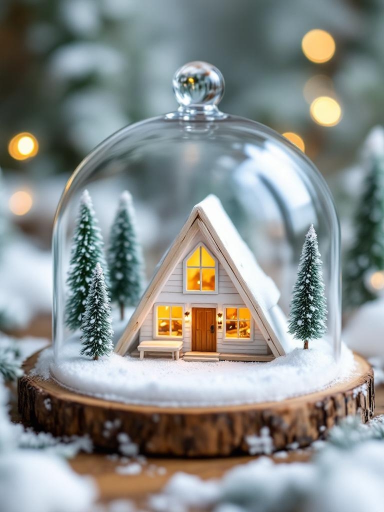 15 DIY Winter Centerpiece Decor Ideas (That Look Expensive) 25 Miniature Ski Lodge Scene