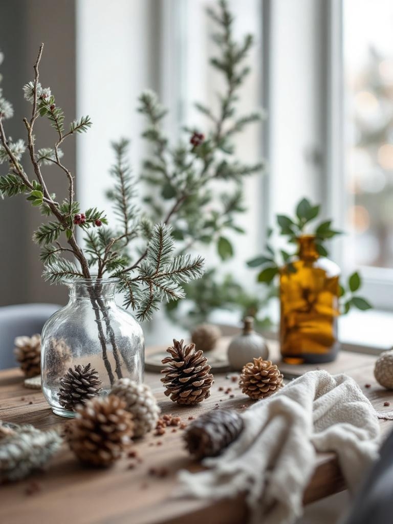 Style Your Coffee Table for a Cozy Winter Vibe - Bring the Outside In Winter Foraged Edition