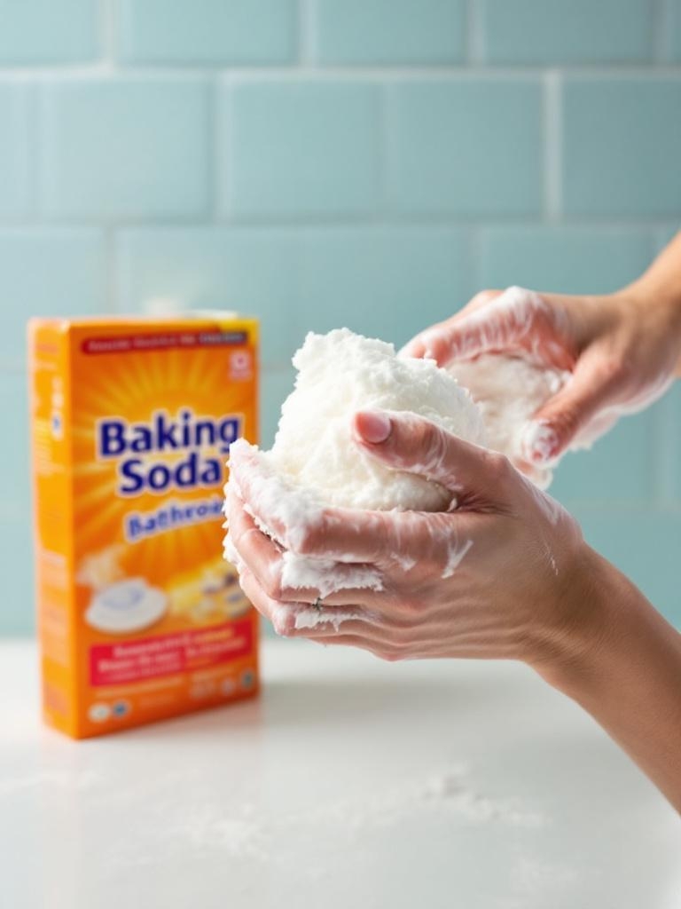 The Bare-Minimum Girl’s Approach to a Sparkling Bathroom 12 Bare-Minimum Girl's Approach to a Sparkling Bathroom: Baking-Soda Bombs for Grout Lines