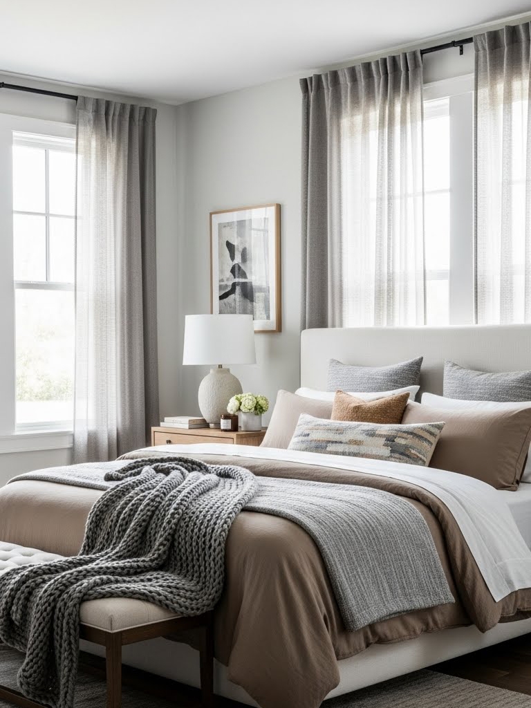 Pantone Color of 2026: Cloud Dancer - Bedroom Decor Ideas