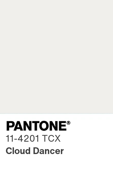 The Pantone Color of 2026: Cloud Dancer