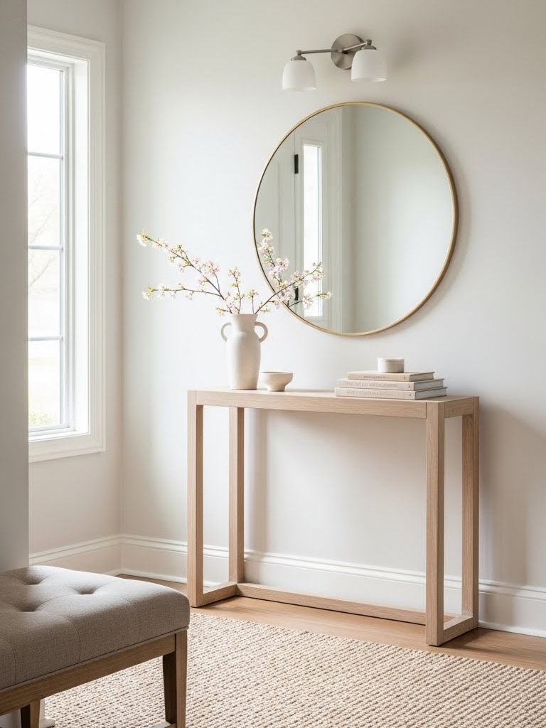 Pantone Color of 2026: Cloud Dancer - Entryway Decor Ideas