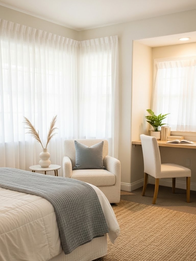 Pantone Color of 2026: Cloud Dancer - Guest Room Decor Ideas