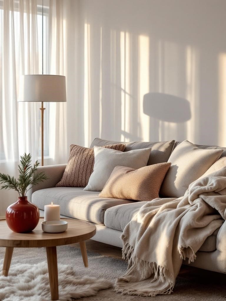 Scandinavian Winter Living Room Ideas - Monochrome Winter Living Room Color Schemes – But Make It Warm