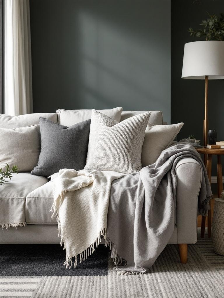 Scandinavian Winter Living Room Ideas - Winter Living Room Textiles That Don't Scream Christmas