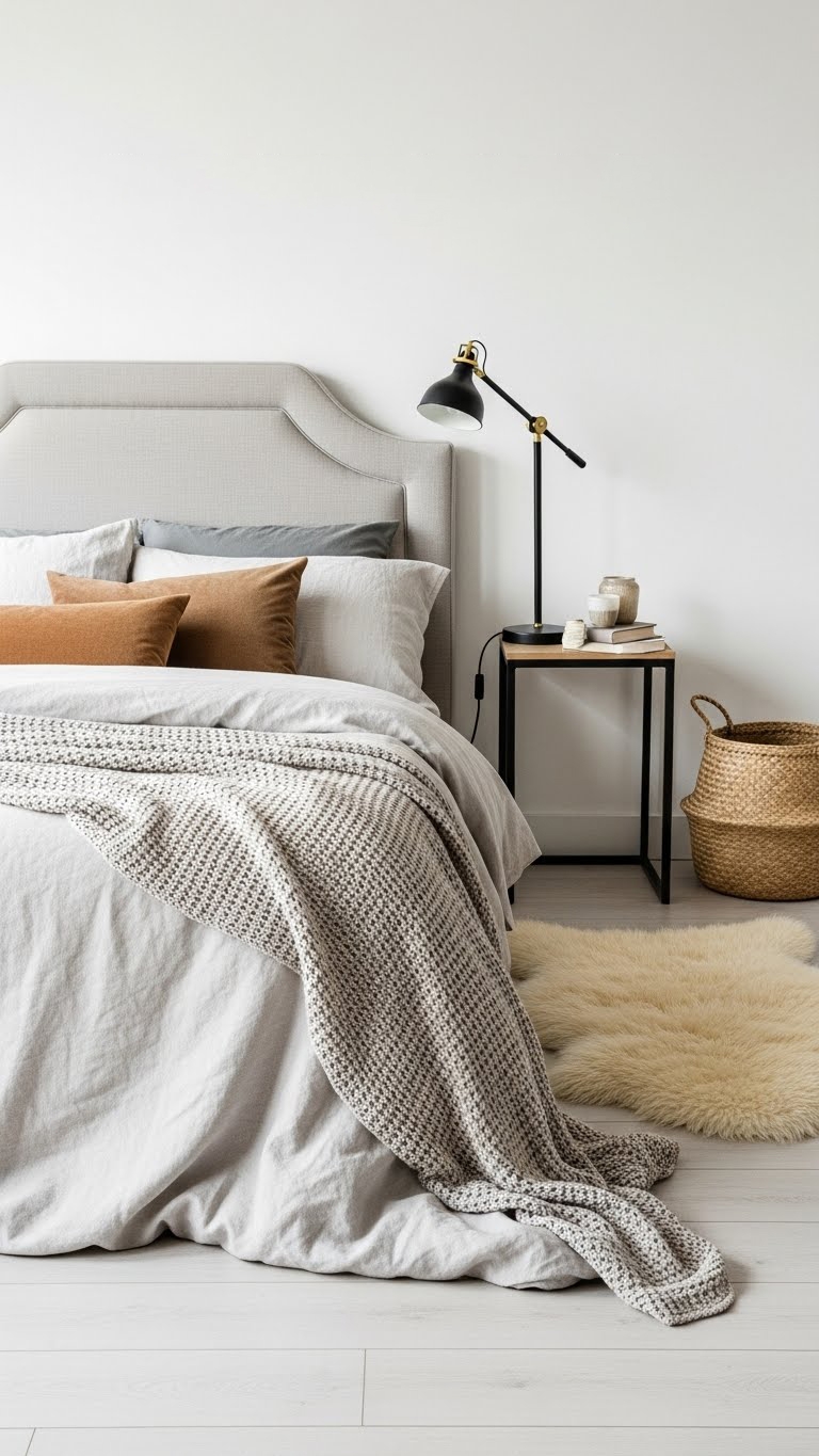 11 Winter Bedroom Decor Ideas For The Coziest Sleep Of Your Life 11 Winter Bedroom Decor Ideas - Upgrade Textures You Can Feel
