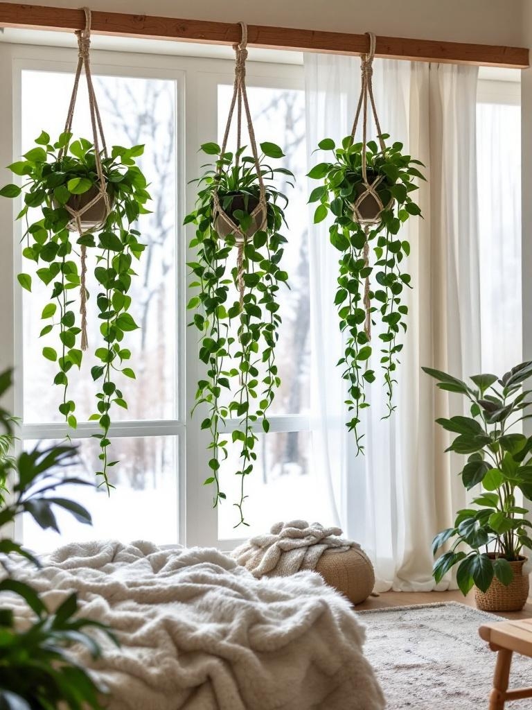 5 Winter Plant and Planter Ideas to Bring Life Indoors 13 Winter Plants - Pothos Paradise: The Trailing Trend That Never Dies