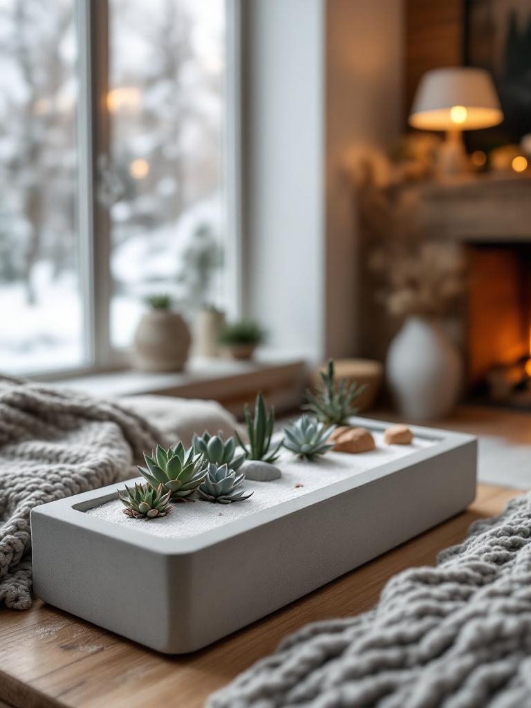 5 Winter Plant and Planter Ideas to Bring Life Indoors 16 Winter Plants - Zen Succulent Gardens: Minimalist Winter Magic