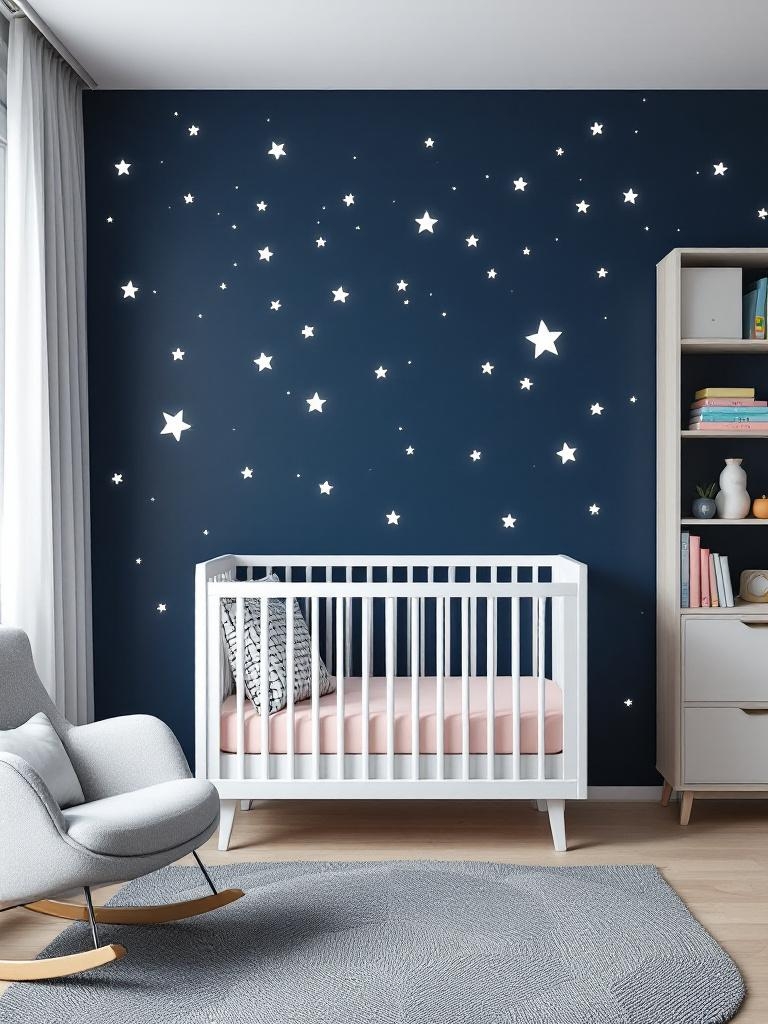 7 Nursery Colors That Don't Suck (From Someone Who Learned the Hard Way) 12 Nursery Colors - Navy Blue