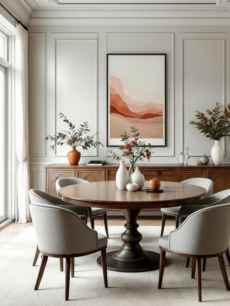 Pantone Cloud Dancer Is Everywhere: How to Use It Room by Room Guide 15 Pantone Cloud Dancer Room by Room Guide - Dining Room: Gatherings Worth Remembering