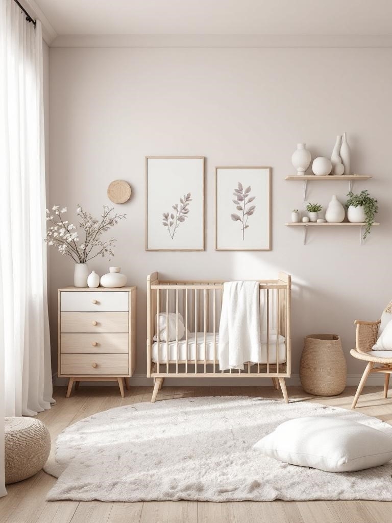 Pantone Cloud Dancer Is Everywhere: How to Use It Room by Room Guide 16 Pantone Cloud Dancer Room by Room Guide - Nursery: Gentle Beginnings