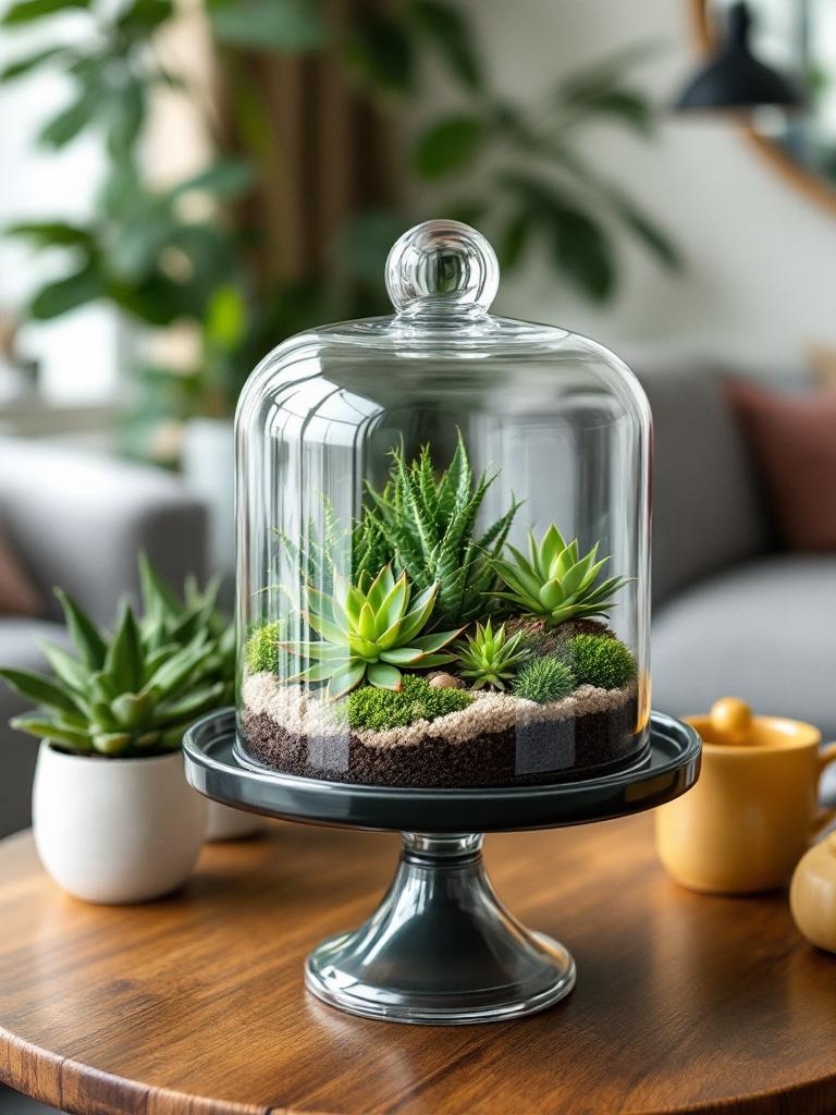 Plant Shelfies Are Everywhere - Here’s How to Make Yours Look Expensive 14 Plant Shelfie - Create a Plant Coffee Table Terrarium