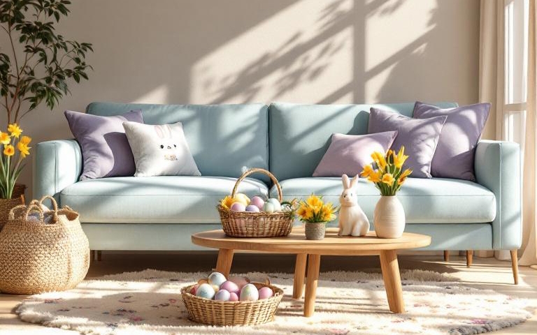 15 Easter Living Room Decor Ideas That Look Stylish, Not Overdone