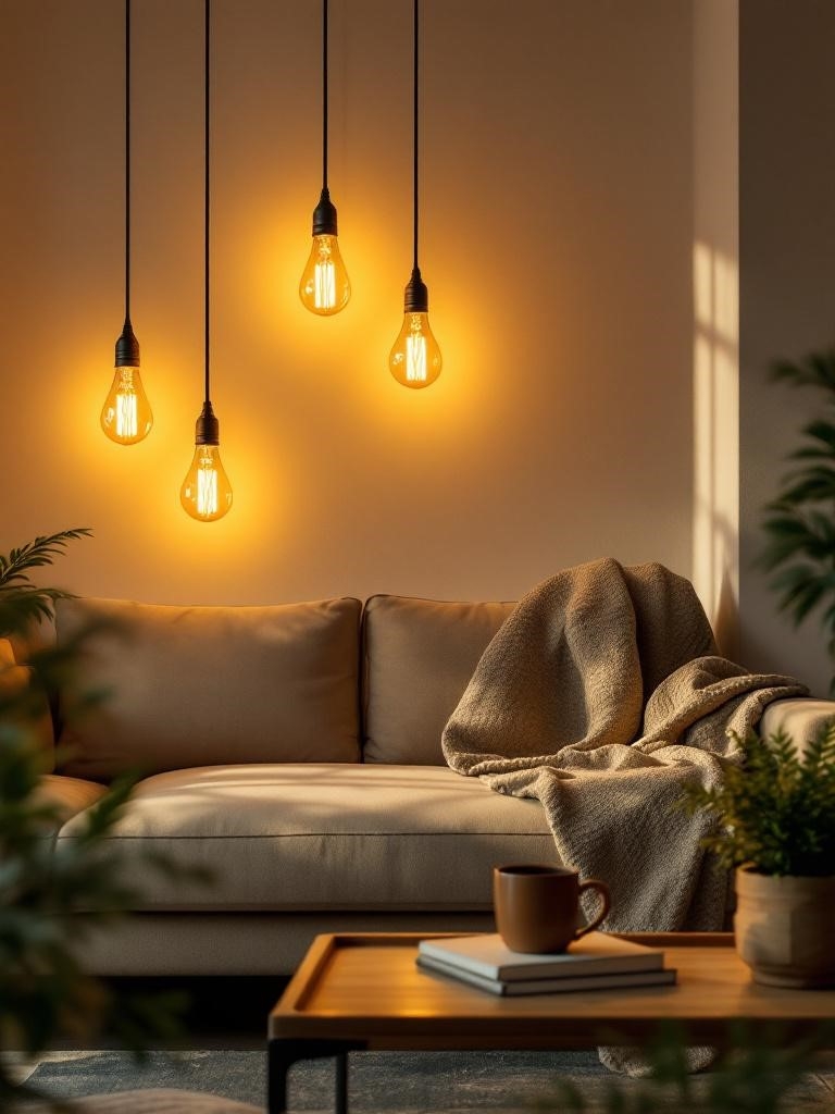 Home Updates Under $50 - Swap Bulbs for Warm LED Edison Bulbs