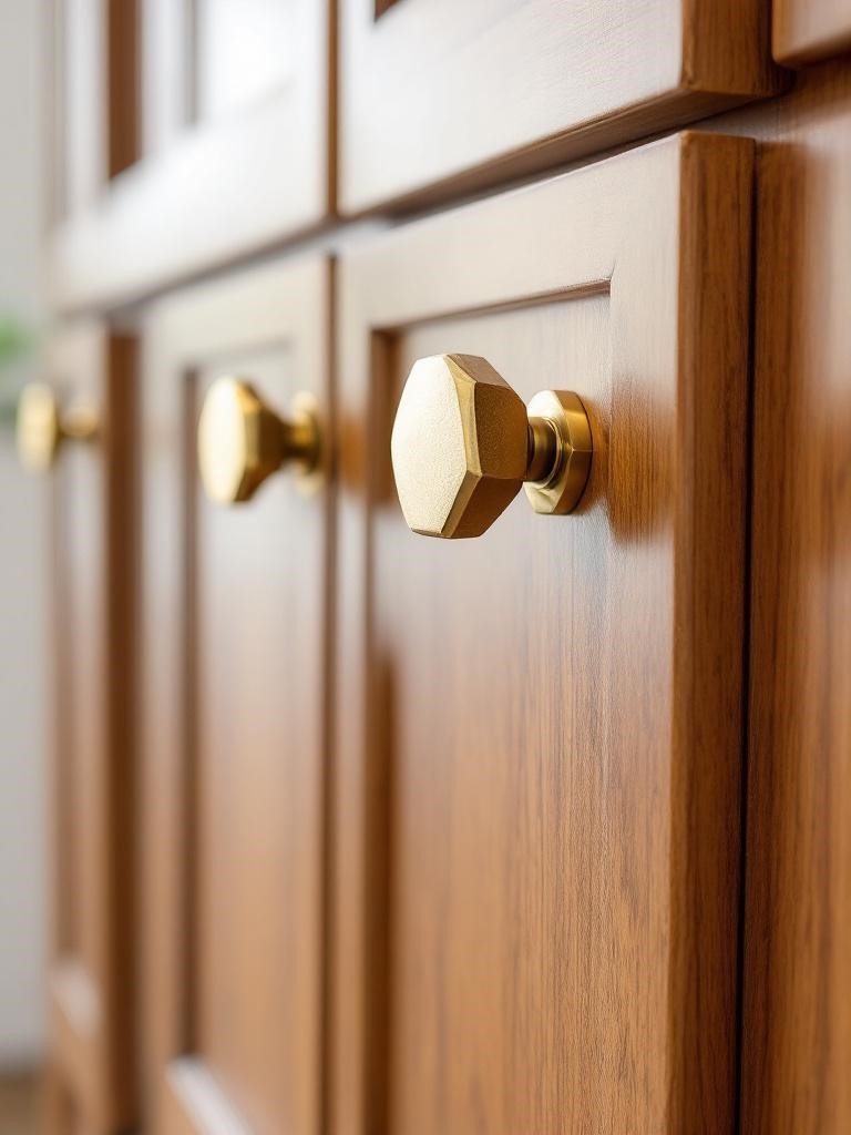 Home Updates Under $50 - Install Cabinet Knobs That Look Like Jewelry
