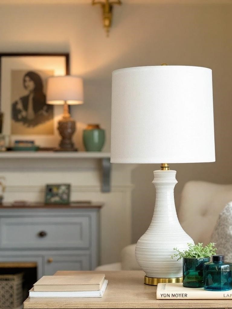 Home Updates Under $50 - Swap Your Lamp Shades for Drum Shades